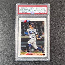 2020 Bowman Heritage #BHP-19 Julio Rodriguez Prospects Image Variation PSA 10 RC