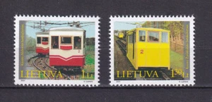 Lithuania Litauen 2004 Kaunas Funiculars Trains 2v MNH Stamps Set - Picture 1 of 1