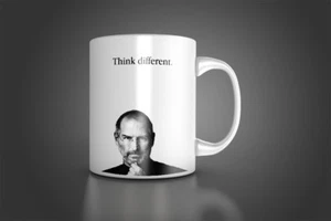 Steve Jobs Apple Style Logo Memorial Mug For Greatest Apple Fun. - Bild 1 von 5