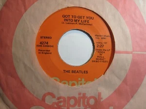 BEATLES * 45 * Got To Get You Into My Life / Helter Skelter * 1976 * VG/VG+ USA - Picture 1 of 2