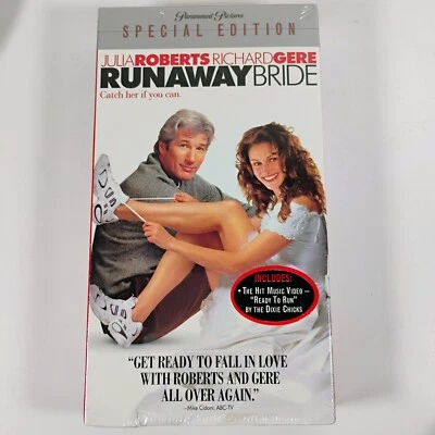 Runaway Bride (VHS, 1999) Factory Sealed Movie New - Richard Gere Julia Roberts - Image 1 of 3