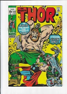 Thor #184! HIGH GRADE VF/NM 9.0 BEAUTY! 1ST APP INFINITY & The SILENT ONE! 1971 - Picture 1 of 2