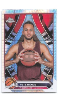 2023-24 Topps Chrome Prism Rifrattore Pete Nance #144 Rookie - Foto 1 di 2