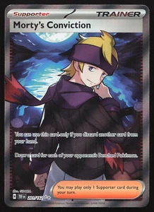 Morty's Conviction - 201/162 - Full Art Trainer - Temporal Forces - Pokemon Card - Bild 1 von 2