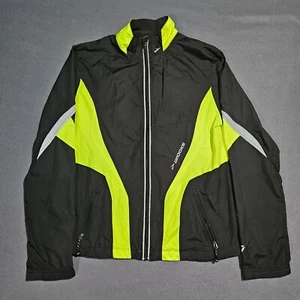 Brooks Damen Laufjacke M schwarz neongelb reflektierend Windbreaker Shelter - Bild 1 von 8