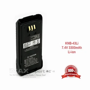 Batería de iones de litio 7,4V 3300mAh para Kenwood KNB-33L, KNB-43L, TK-2180, TK-2180K - Imagen 1 de 5