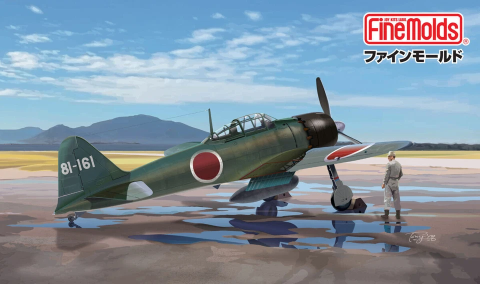 IJN A6M5 ZERO MODEL 52 (Mitsubishi, Mid Prod.) - FINEMOLDS PLASTIC KIT 1/48 - Photo 1/1