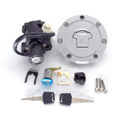 For Honda CB900 919 Hornet 02-07 Ignition Switch Fuel Gas Cap Seat Lock Key Set - Image 1 of 4