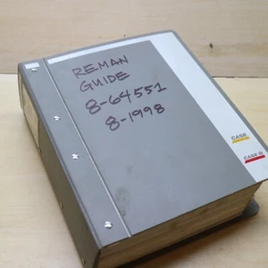 1998 CASE REMAN Parts Guide Service USER MANUAL BOOK engine repair shop owner - Picture 1 of 10