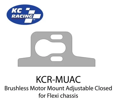 Montaje de motor ajustable sin escobillas (KCR-MUAC) para Flexi - coche ranura escala 1/24 - KC Racing Foto 1 de 3