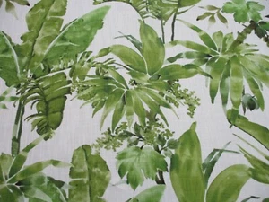 Chivasso Fabric 'JUNGLE LIKE' CH2813-030 3 METRES (300cm) GREEN Monsoon Coll - Picture 1 of 7