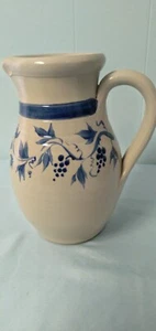 Williamsburg Pottery , Used 8" Tall Pitcher. In Good Condition - Picture 1 of 6