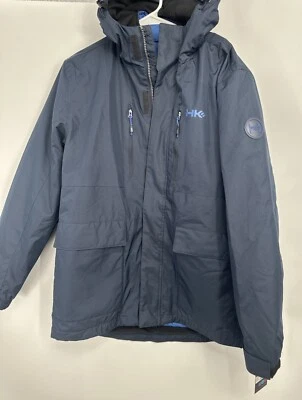 Hawke & Co Men's NWT Coat Size L Blue $225 Hooded Jacket - Image 1 of 4