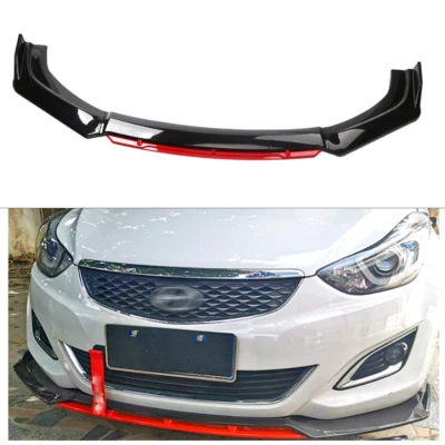 Front Bumper Lip Body Kit Spoiler Splitter For Hyundai Elantra 2012-15 - Image 1 of 4