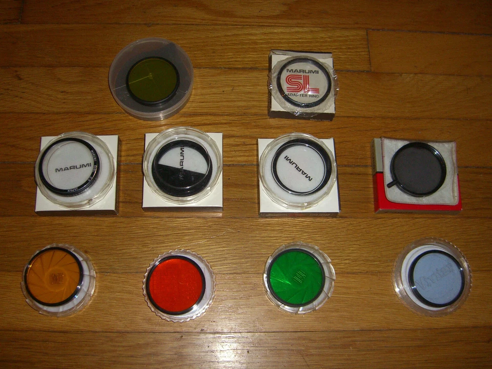 Filter Set For Film DSLR SLR 55mm Lens incl. 4 Point Star Burst Cross Screen - Image 1 of 1