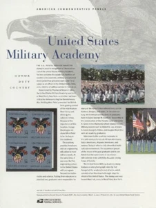#650 34c Accademia Militare #3560 USPS Pannello Francobollo Commemorativo - Foto 1 di 1