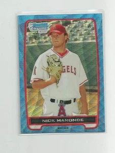 2012 Bowman Chrome NICK MARONDE Blue Wave Refractor - Picture 1 of 1