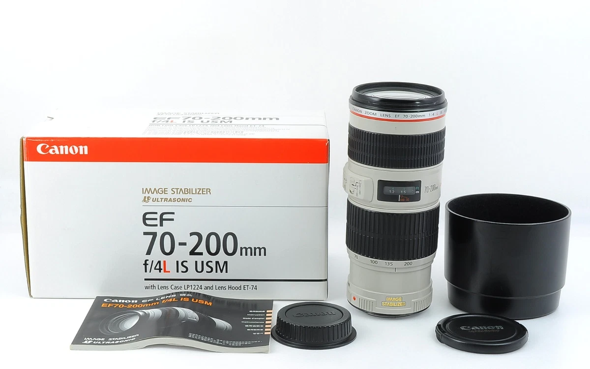 Canon EF70-200mm F4 L IS USM（ジャンク品） EF70-200mm F4L USM 中古
