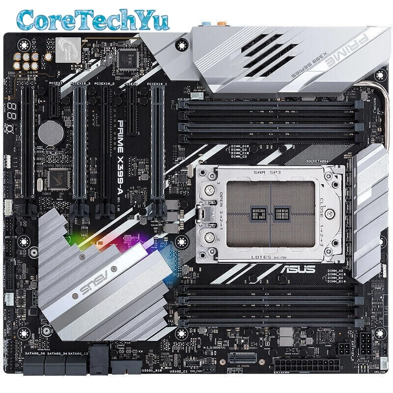 ASUS PRIME X399-A MotherBoard E-ATX DDR4 Support AMD Ryzen 1920X CPU/* - Image 1 of 4