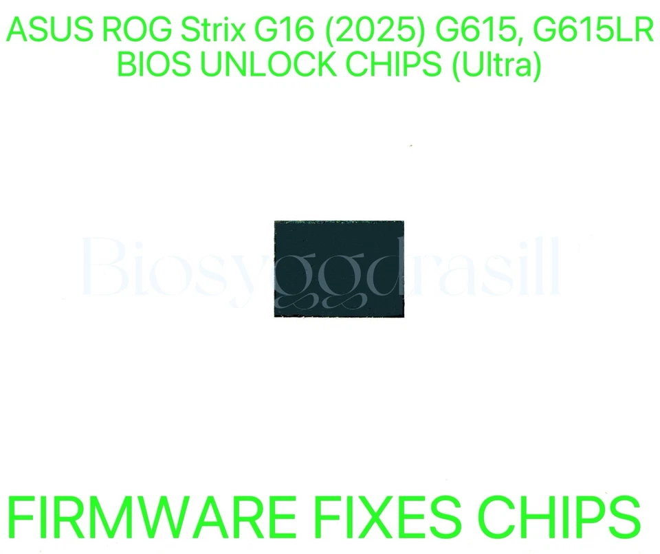 ASUS ROG Strix G16 (2025) G615, G615LR, ADMIN SIN CONTRASEÑA CHIP BIOS (Ultra) Foto 1 de 1