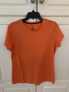 Danskin Dri More Shirt Womens Sz XL (16-18) Fits 42”Chest Work Out Orange - Picture 1 of 6