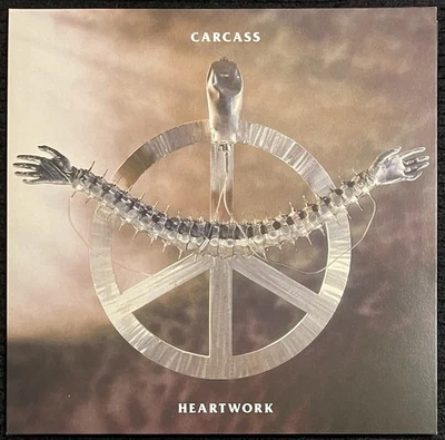 Carcass-Heartwork 2 X White & Green Vinyl LP Premium Edition 500 Copies  - Image 1 of 4