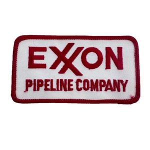 Vintage EXXON Pipeline GAS STATION OIL Employee Patch (Gas~Oil~Energy Genre) - Picture 1 of 3