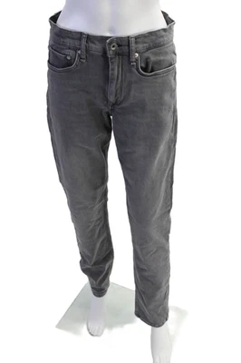 Rag & Bone Womens Cotton Zip Button Lined Straight Leg Pants Gray Size EUR 29 - Image 1 of 4