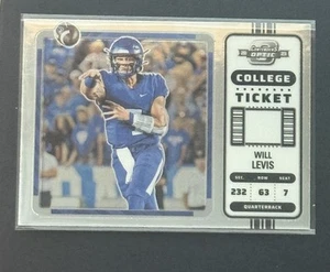 2023 Panini Chronicles Draft Picks - Contenders Optic Will Levis #3 (RC) - Picture 1 of 2