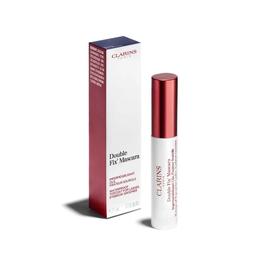 Clarins Double Fix Mascara Impermeable Pestañas Afeitadora de Cejas 0.2oz 7ml (0883) Foto 1 de 1