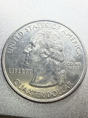 2005-D West Virginia State Quarter, Obverse And reverse Clad Layer, Error Coin. - Image 1 of 4