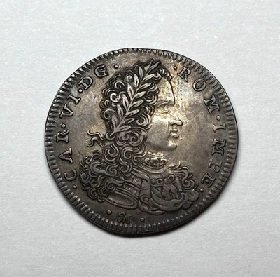 1715 Italy (Naples) - AR Tari of Charles VI. - Image 1 of 2