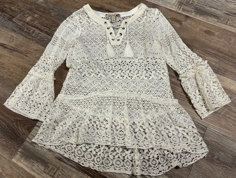 Speechless Dress Shirt-Girls Size Large-EUC - Image 1 of 1