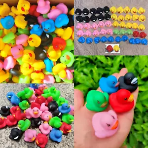 51 Rubber Ducks Bulk Small Color Duckies For Jeep Ducking Cruise Kids Bath Toys - Picture 1 of 10