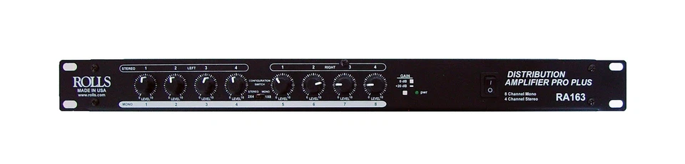 Rolls RA163 8-Channel Distribution Amplifier - Image 1 of 2