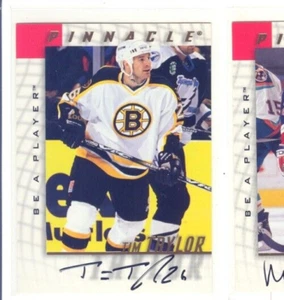 1997/98 Pinnacle Be A Player Tim Taylor AUTO Regular version - Picture 1 of 2