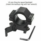 1" 25.4mm/30mm Quick Release Scope Mount Ring Adapter 20mm Picatinny Weaver Rail
