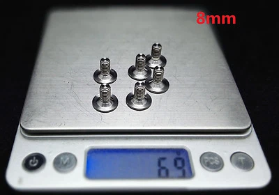 Perno de montaje de taco de pedal de titanio/Ti J&L *6 piezas para Shimano SM-SH10/11/12 SPD-SL Foto 1 de 3