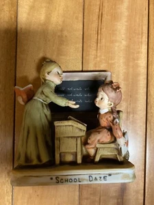 School Daze Enesco Vintage 1975 Figurine E-5951 I Will Not Write Notes - Picture 1 of 12