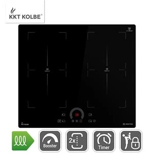 Induktionskochfeld 59cm 2 Flex-Zonen Booster 4 Zonen, 9 Stufen, Touch - Bild 1 von 9