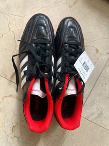 Adidas 11Questra 11Pro TRX FG schwarz mit roten Fußballstollen US-Größe 12 - Bild 1 von 3