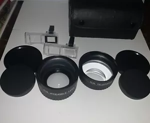 Japan Weitwinkel & Teleobjektiv Set IMADO mit Etui TOP - Bild 1 von 8