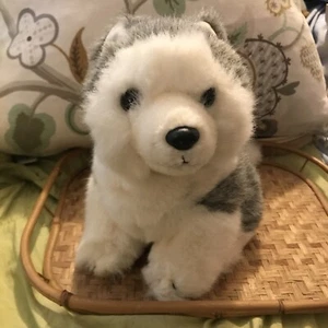 TY 1994 Dakota der grauweiße Husky Plüsch 9 Zoll - Bild 1 von 8