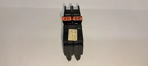 FPE Federal Pacific NC220 2 Pole 20 Amp 240V Red Handle Type NC Circuit Breaker - Picture 1 of 14