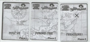 One Piece The Quest Begins CCG Luffy’s Hidden Treasure Piece 1 2 3 Paper 2005 - Imagen 1 de 1