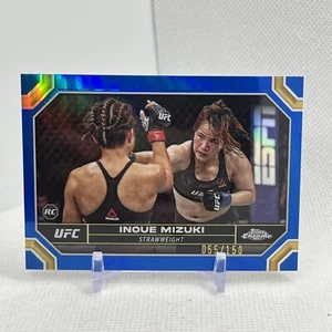 2024 Topps Chrome UFC Blue Refractors #116 Inoue Mizuki /150 - Picture 1 of 6