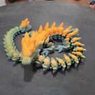 Cinderwing Gemstone Dragon Multicolor 3D Printed Articulated Fidget Toy Tiktok