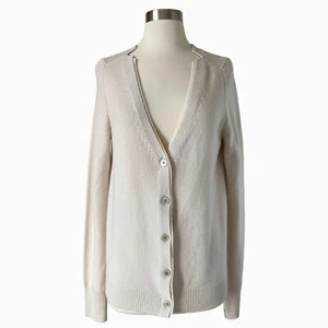 Allude Knit Cardigan Size S Cream - Picture 1 of 5