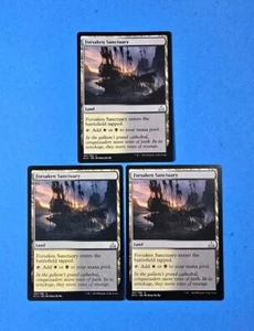 3x Forsaken Sanctuary Rivals Of Ixalan 2018 Mtg Magic Card Dual Land Mana 186 - Picture 1 of 2