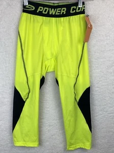 Champion C9 Duo Dry Power Core Compression Boys' Small Neon Athletic Pants New - Picture 1 of 7